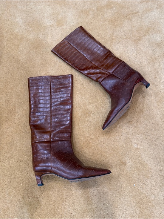 Anthropologie Shoes - Anthropologie Brown Leather Boots